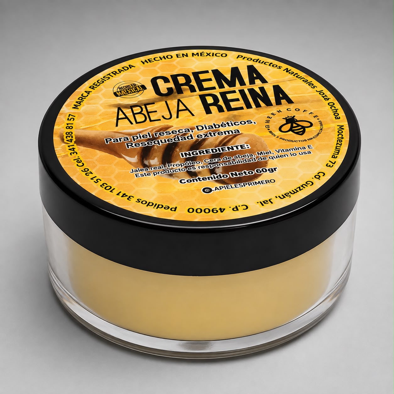 Queen Coffe Crema Abeja Reina 60gr - Imagen 2